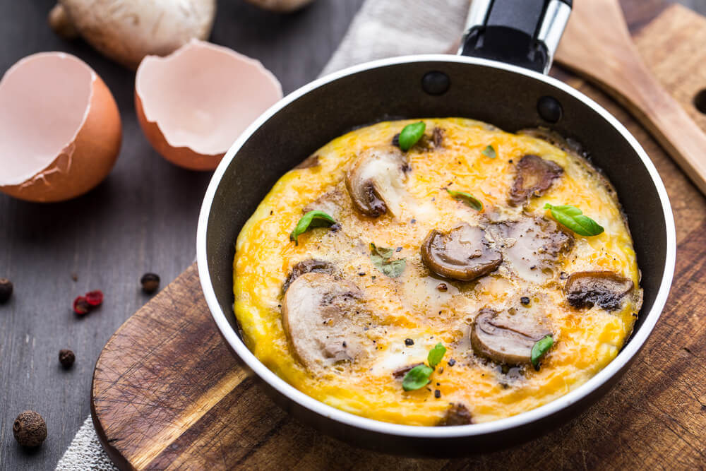 Mushroom omlette Keto diet