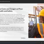 The Costs and Dangers Of Poor Health and Safety