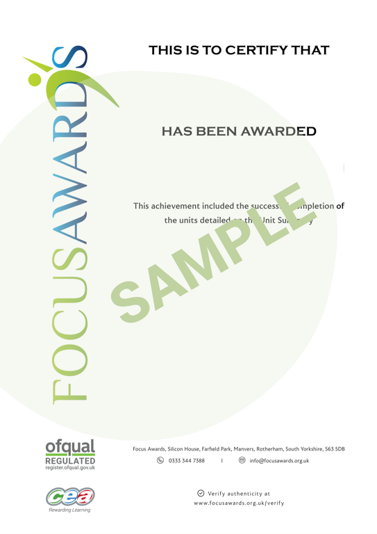 FA Certificate - Online Training Academy