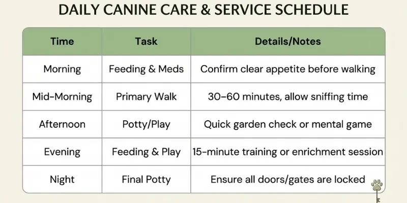 Daily Care Routine Templates