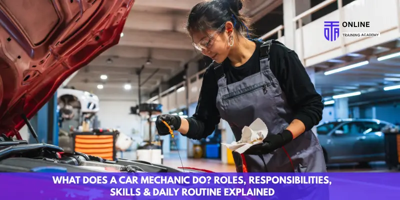 What Does a Car Mechanic Do? Roles, Responsibilities, Skills & Daily Routine Explained - Online Training Academy What Does a Car Mechanic Do Roles, Responsibilities, Skills & Daily Routine Explained